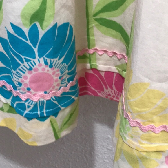 LILLY PULITZER VINTAGE KINSEY DRESS WHITE CABANA 4 - Picture 7 of 8